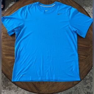 Nike Men's Bright Blue Short Sleeve DriFit Tee